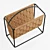 Sleek Suede Magazine Storage 3D model small image 3