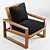 Ventura Seagrass Accent Chair 3D model small image 5