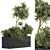 Nature's Haven: Outdoor Plant Set 3D model small image 1