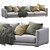 Sleek Poliform Bristol 2 Sofa 3D model small image 4