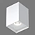 Sleek Aluminum LED Spotlight 3D model small image 3