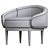 Elegant 2014 Armchair 3D model small image 3