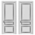 Elegant Interior Door: DOOR 109 3D model small image 2