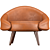 Modern Leather Armchair 3D model small image 2