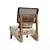 Elegant Rattan Chair 3D model small image 7