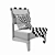 Elegant Rattan Chair 3D model small image 8
