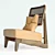Elegant Rattan Chair 3D model small image 10