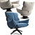 Contemporary Chic LUD'O Lounge Armchair 3D model small image 5