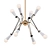 Piro Medium Chandelier: Elegant Illumination 3D model small image 1