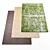 Contemporary Rug Bundle: 5 Designs & Textures 3D model small image 1