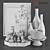 Elegant Beauty Décor Kit 3D model small image 3