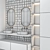 Luxury Bathroom Set: Elegant & Functional 3D model small image 4
