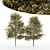 Shingle-Oak: Fall Foliage Tree 3D model small image 1