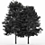 Shingle-Oak: Fall Foliage Tree 3D model small image 3