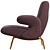 Modern Armchair: Stylish Comfort for Any Space 3D model small image 4