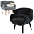 Fusion Modern Armchair 3D model small image 2