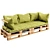 EcoPallet Sofa 3D model small image 1