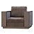 ROBLE Armchair: Modern Elegance for Any Space 3D model small image 6