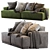 Modular Connect Sofa: Versatile Comfort & Style 3D model small image 2