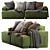 Modular Connect Sofa: Versatile Comfort & Style 3D model small image 3