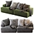 Modular Connect Sofa: Versatile Comfort & Style 3D model small image 4