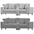 Artis Modern Italian Sofa: Stylish Design for Your Space 3D model small image 4