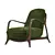 Italian Soft Chair: Elegant Comfort 3D model small image 1