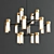 Elegant OSMAN Chandeliers by Tooy 3D model small image 4