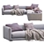 Modern Poliform Bristol 3 Sofa 3D model small image 4