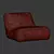 Modern Zoe Armchair: Stylish & Comfortable 3D model small image 5