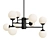 Dudley Chandelier: Elegant Lighting Accent 3D model small image 1