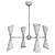 Elegant Fuentes Chandelier 3D model small image 2