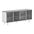 Brass Wire Mesh Credenza - Modern and Stylish 3D model small image 2