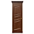 Solid Wood Wardrobe | Classic Design 3D model small image 1