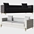 Eichholtz York Sofa: Modern, Sleek, Luxurious 3D model small image 2