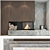 Impressive Fireplace Wall Set 3D model small image 1