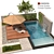 Luxury Oasis: Pool, Plants, & Furniture 3D model small image 9