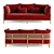 Elegant Promenade Sofa: Luxurious Comfort 3D model small image 2