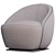 Modern Armchair: Stylish and Comfortable 3D model small image 6