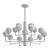 Elegant Glow: Galalini Chandelier 3D model small image 2