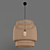 Bamboo Woven Pendant Lamp 3D model small image 5