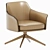 Mertle Armchair: Sleek Metal and Luxurious Upholstery 3D model small image 6