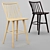 Elegant Madison Bar Stool 3D model small image 2