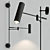 NB LIGHT 27305: Adjustable Loft Wall Lamp 3D model small image 2