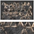 Illuminated Stone Wall Panel 3D model small image 3