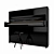 Petrof P 118 S1: Sleek & Modern Piano Set 3D model small image 3