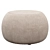 Arper 1 Seat Pouf: Compact Comfort 3D model small image 2