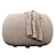 Arper 1 Seat Pouf: Compact Comfort 3D model small image 6