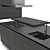 Modern Kitchen Set: Kitchens TWELVE 3D model small image 7