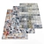 Deluxe Rugs Collection: 3-piece Set 3D model small image 1